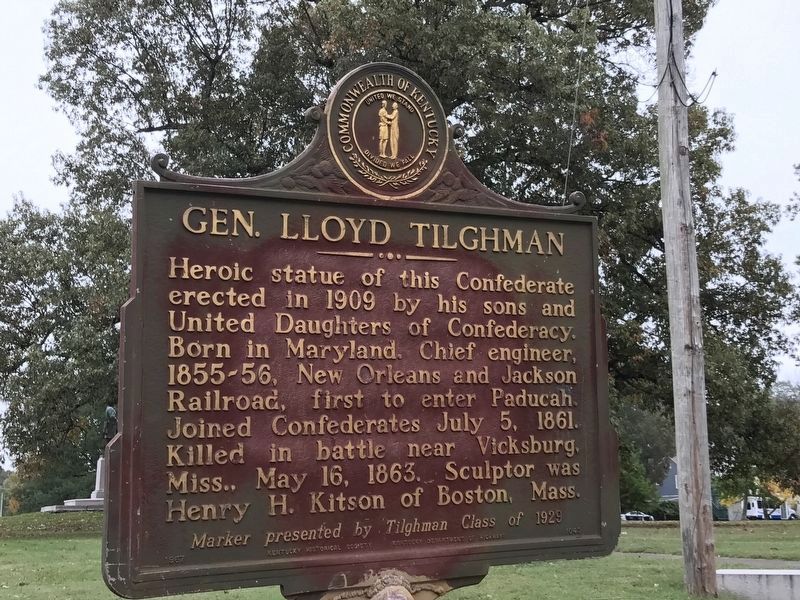 Gen. Lloyd Tilghman Marker image. Click for full size.