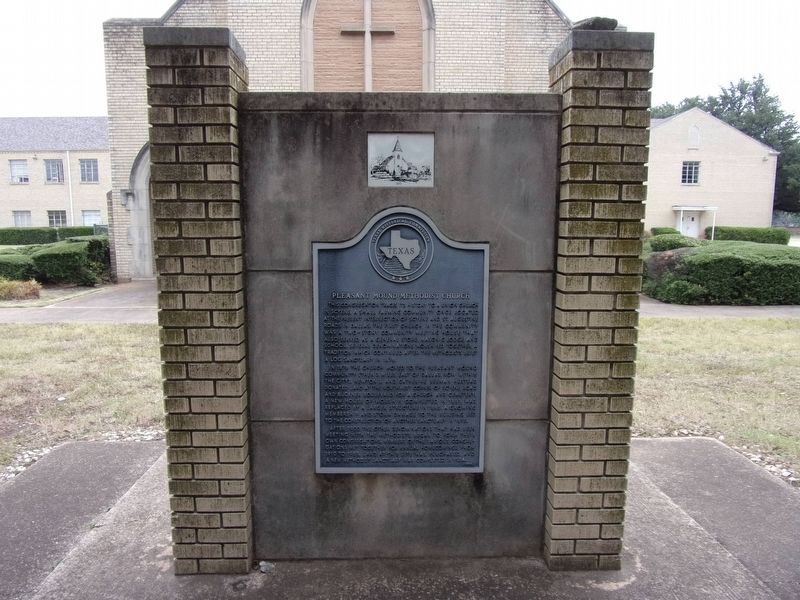 Pleasant Mound Methodist Church Marker image. Click for full size.