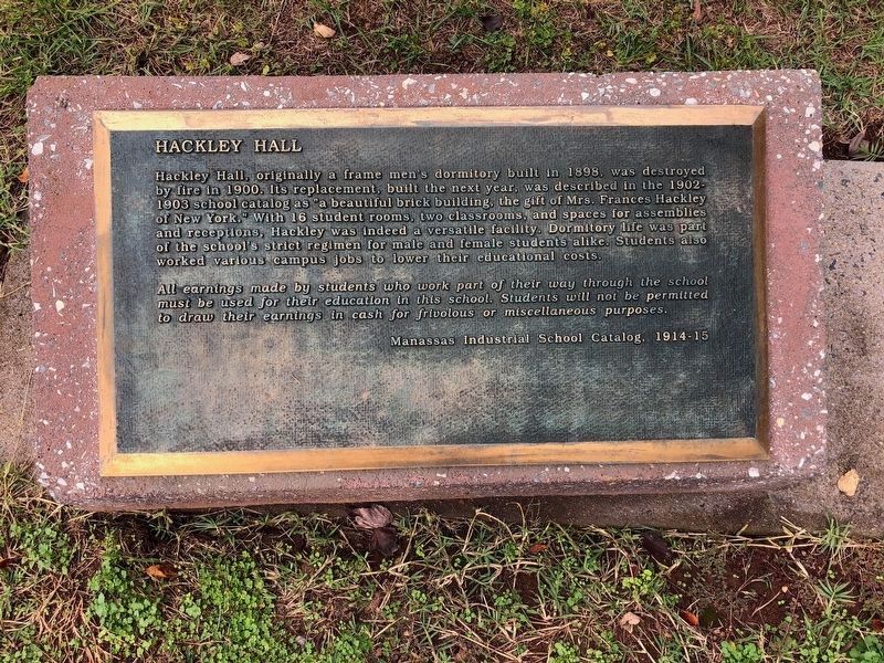 Hackley Hall Marker image. Click for full size.