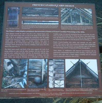 French-Canadian Cabin Design Marker image. Click for full size.
