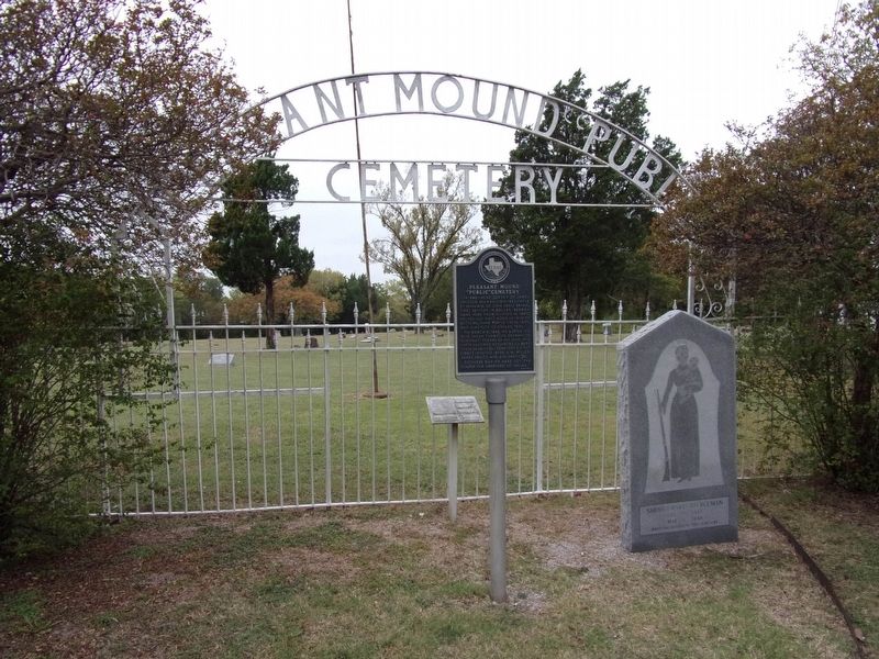 Pleasant Mound "Public" Cemetery Marker image. Click for full size.