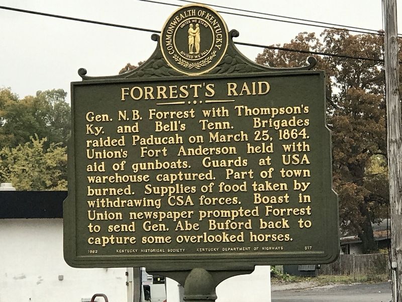 Forrest's Raid Marker. Click for full size. Forrest's Raid Marker image. Click for full size.