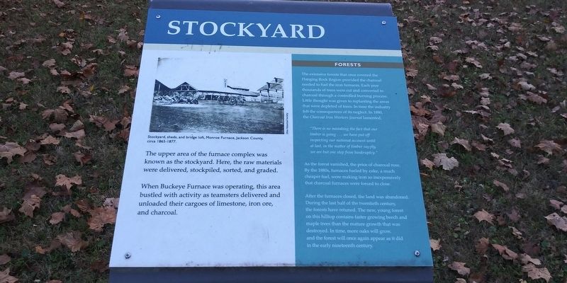 Stockyard Marker image. Click for full size.