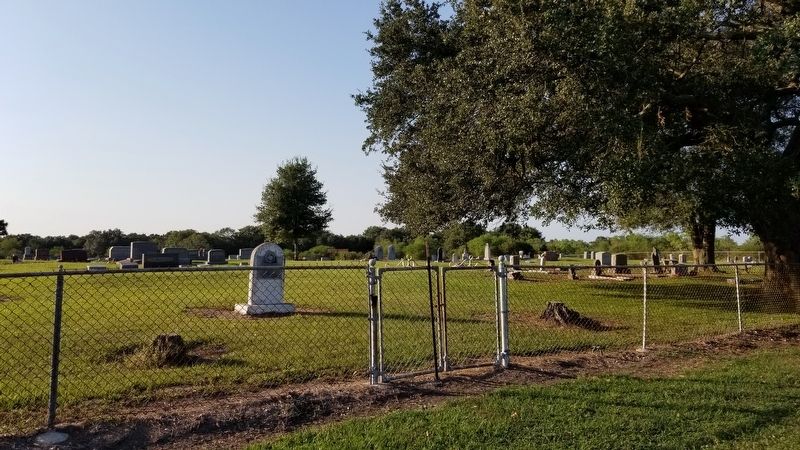 Damon Cemetery and Marker image. Click for full size.