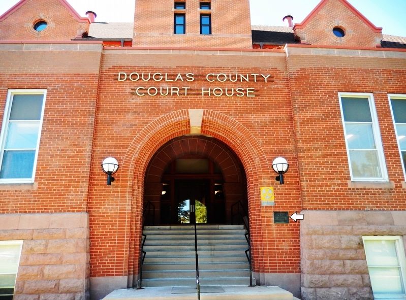 Douglas County Courthouse (<i>north entrance</i>) image. Click for full size.