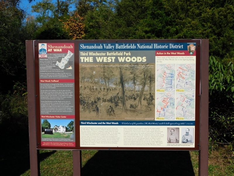 The West Woods Marker image. Click for full size.