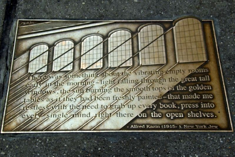 Library Walk, Plaque 13 image. Click for full size.