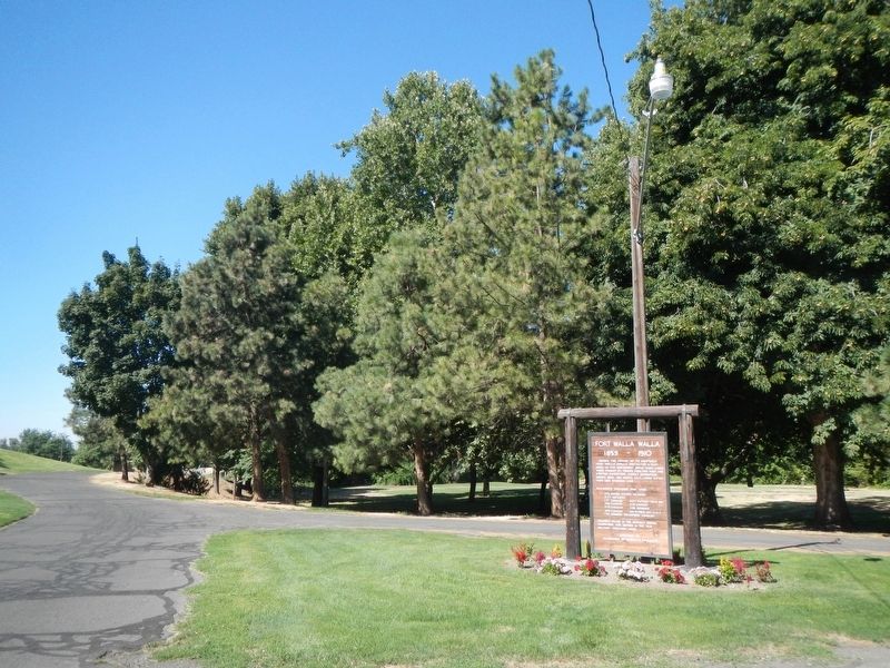 Fort Walla Walla Marker image. Click for full size.