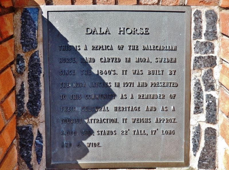 Dala Horse Marker image. Click for full size.