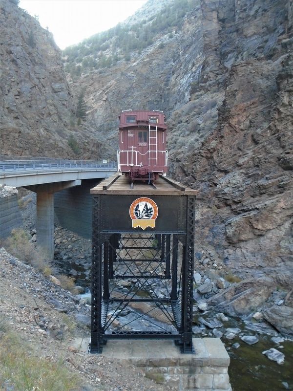 Cimarron Canyon Rail Exhibit image. Click for full size.