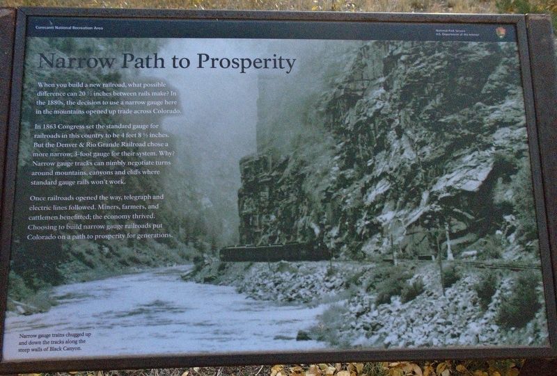 Narrow Path to Prosperity Marker image. Click for full size.