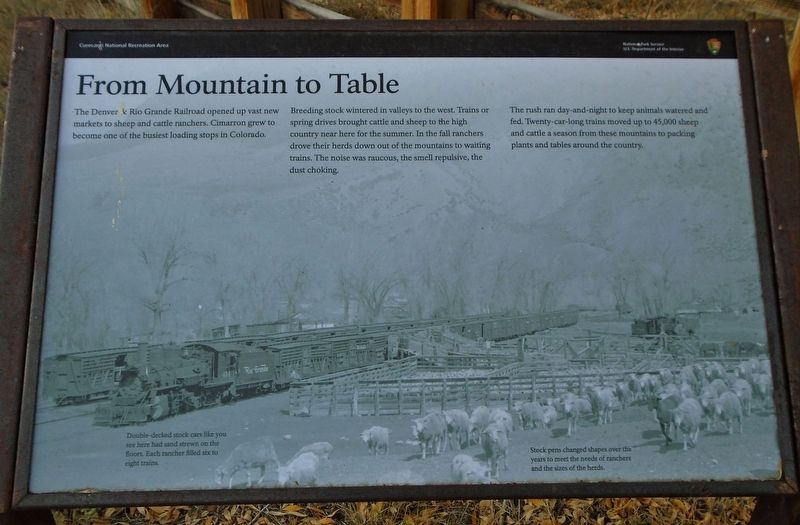 From Mountain to Table Marker image. Click for full size.