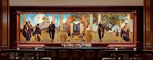 The "Old King Cole" mural image. Click for full size.