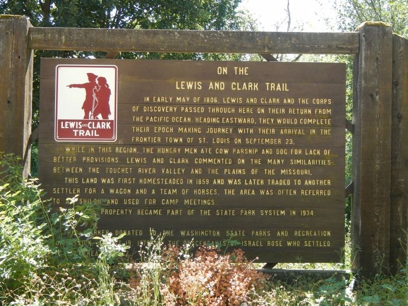 On The Lewis and Clark Trail Marker image. Click for full size.
