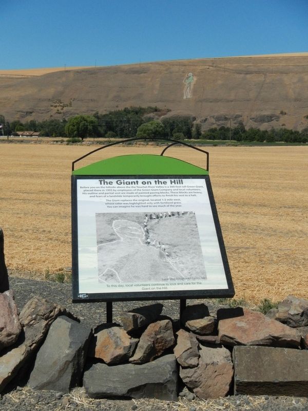 The Giant on the Hill and Marker image. Click for full size.