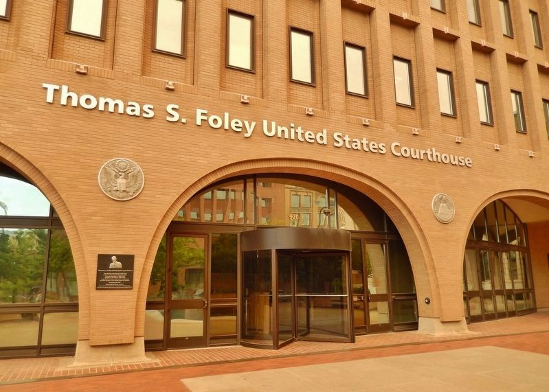 Thomas S. Foley United States Courthouse Marker image. Click for full size.