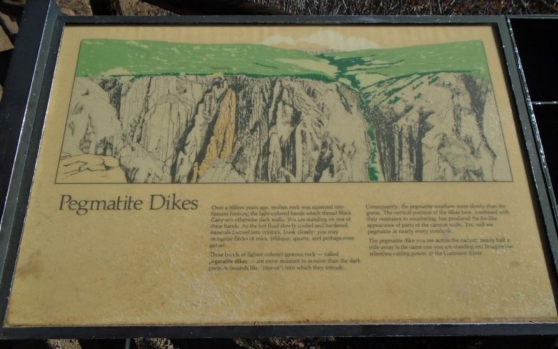 Pegmatite Dikes Marker image. Click for full size.