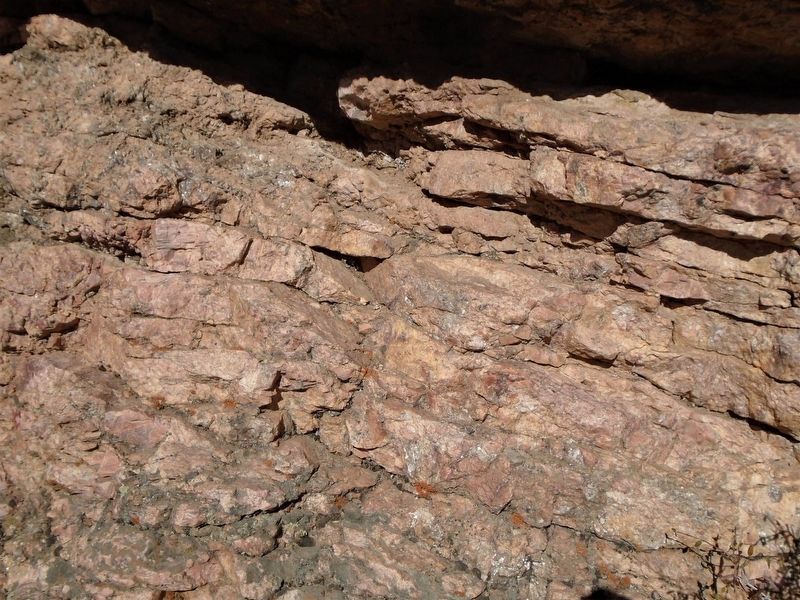 Pegmatite Outcrop Near Marker image. Click for full size.