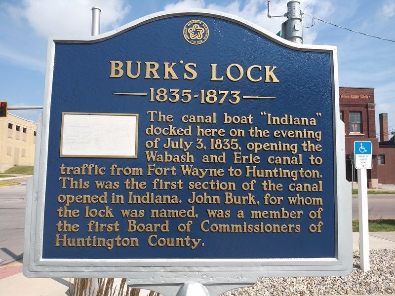 Burk's Lock Marker. Click for full size. Burk's Lock Marker image. Click for full size.