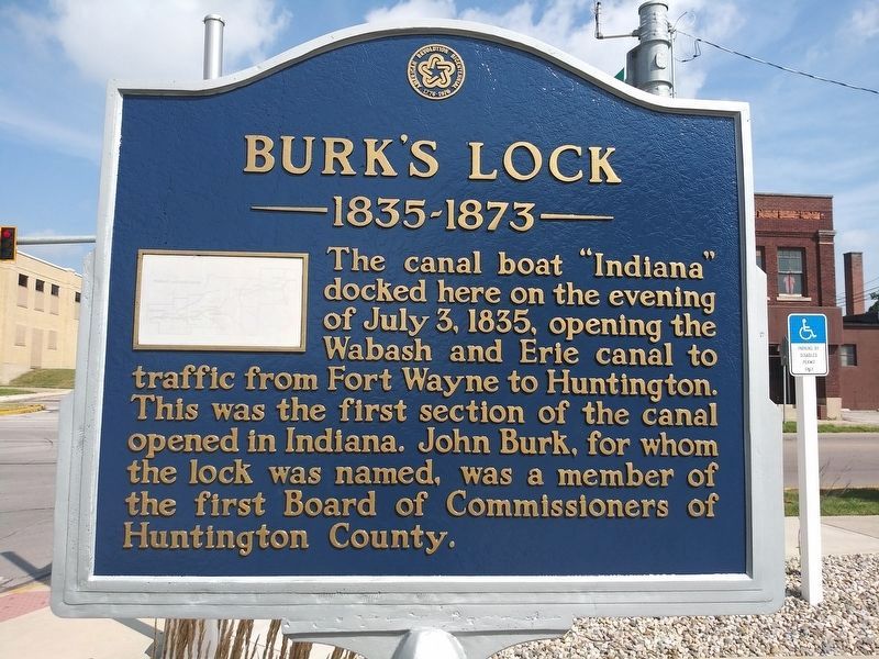 Burk's Lock Marker image. Click for full size.