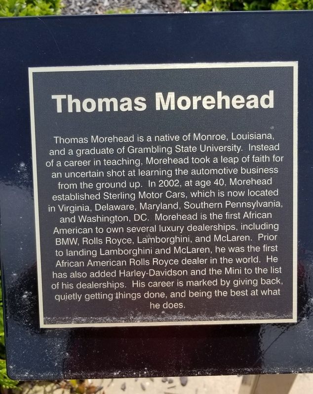 Thomas Morehead Marker image. Click for full size.