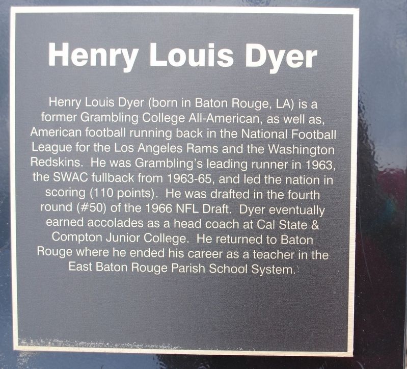Henry Louis Dyer Marker image. Click for full size.