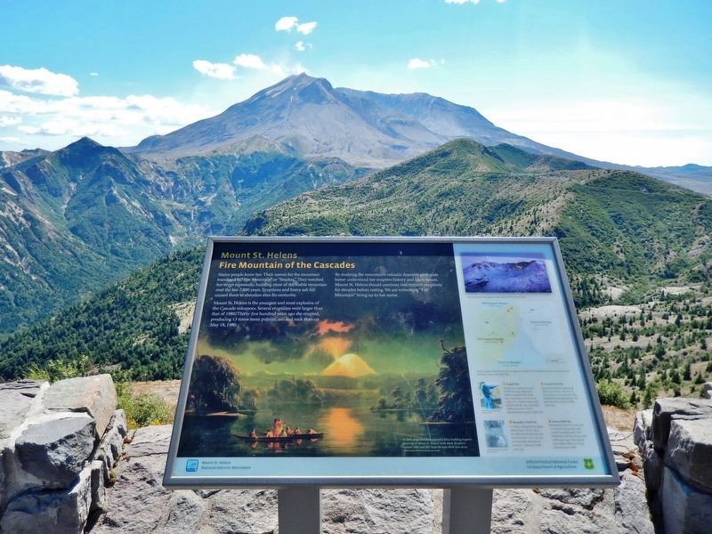 Mount St. Helens Marker image. Click for full size.