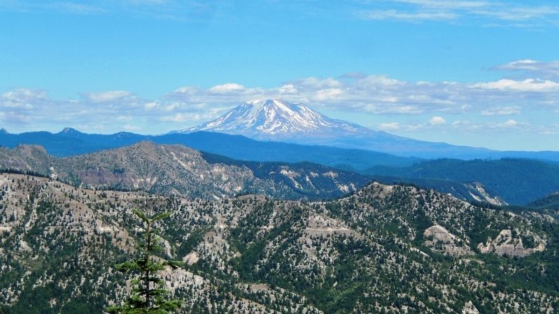 Mount Adams (<i>looking east from near marker</i>) image. Click for full size.