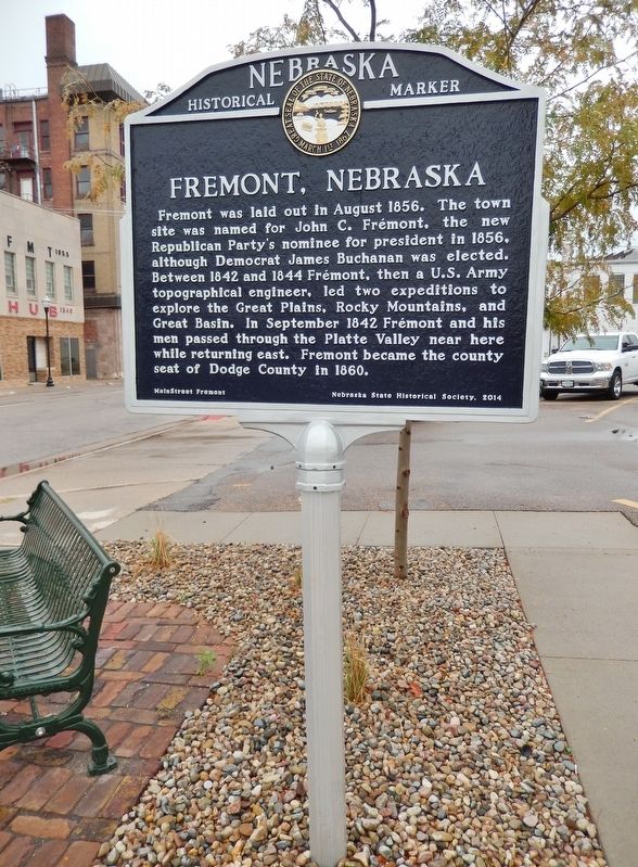 Fremont, Nebraska Marker image. Click for full size.