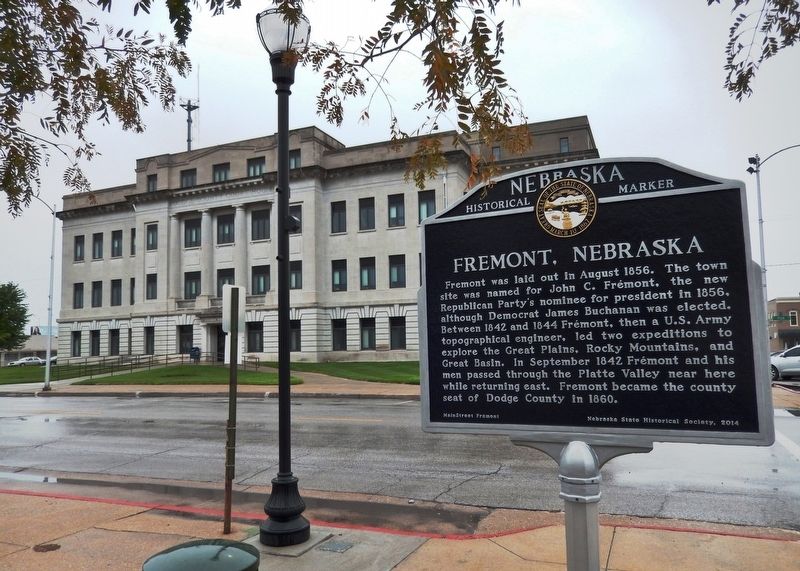 Fremont, Nebraska Marker image. Click for full size.