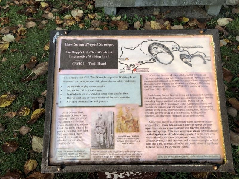 Trail Head Marker. Click for full size. Trail Head Marker image. Click for full size.