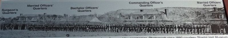 Site of Married Officers' Quarters Marker image. Click for full size.
