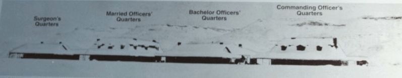Site of Married Officers’ Quarters Marker image. Click for full size.