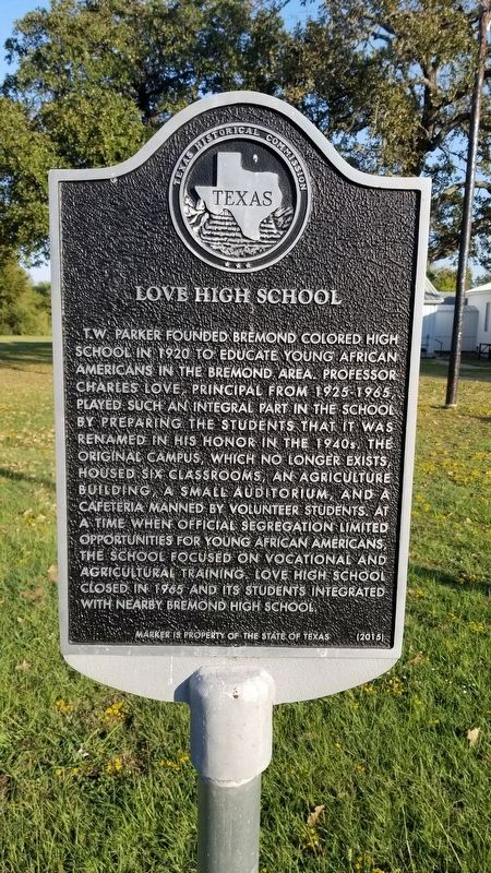 Love High School Marker image. Click for full size.