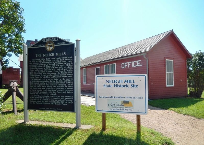 The Neligh Mills Marker. Click for full size. The Neligh Mills Marker image. Click for full size.