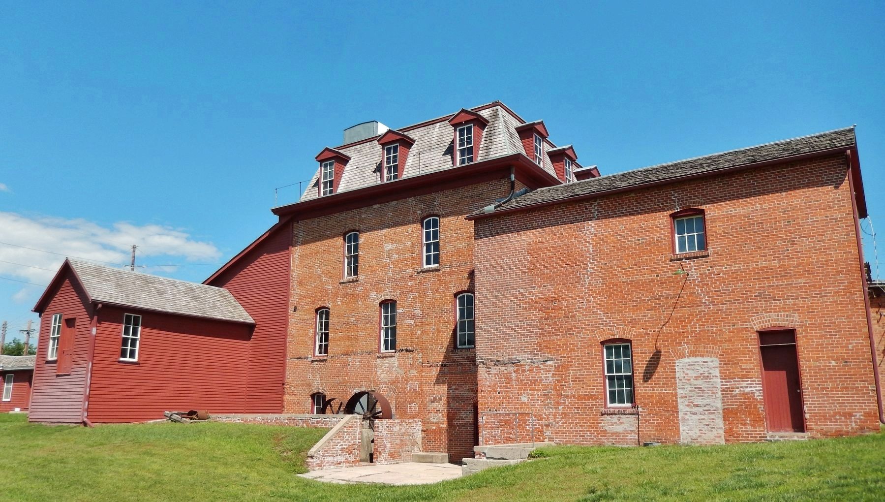 The Neligh Mill (<i>south elevation</i>) image. Click for full size.