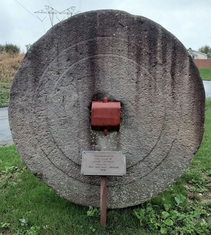 Mill Stone and The Mills of Allen Township Marker image. Click for full size.