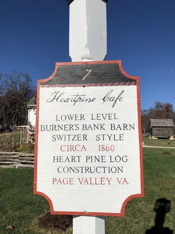 Heartpine Cafe Marker image. Click for full size.
