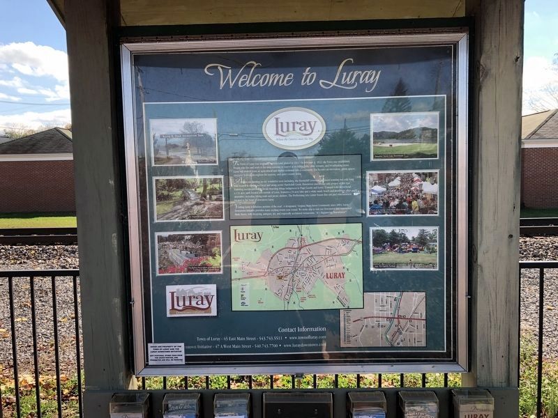 A marker with identical information can be found in Downtown Luray at the Visitor Center image. Click for full size.