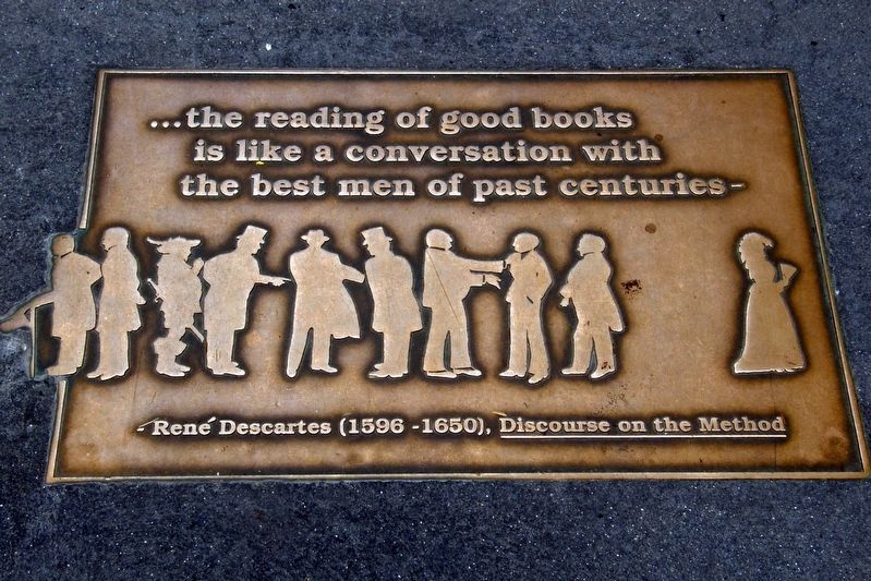 Library Walk, Plaque 32 image. Click for full size.
