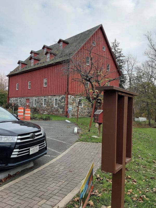 Site of the Upper Jericho Saw Mill Marker. Click for full size. Site of the Upper Jericho Saw Mill Marker image. Click for full size.