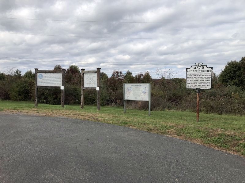 Kernstown Battles Marker. Click for full size. Kernstown Battles Marker image. Click for full size.