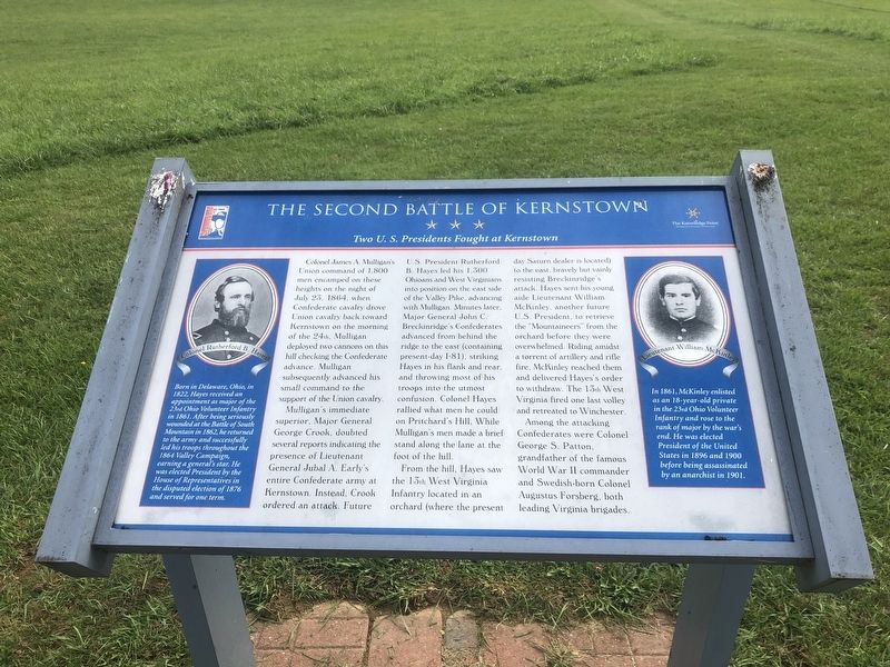 The Second Battle of Kernstown Marker image. Click for full size.