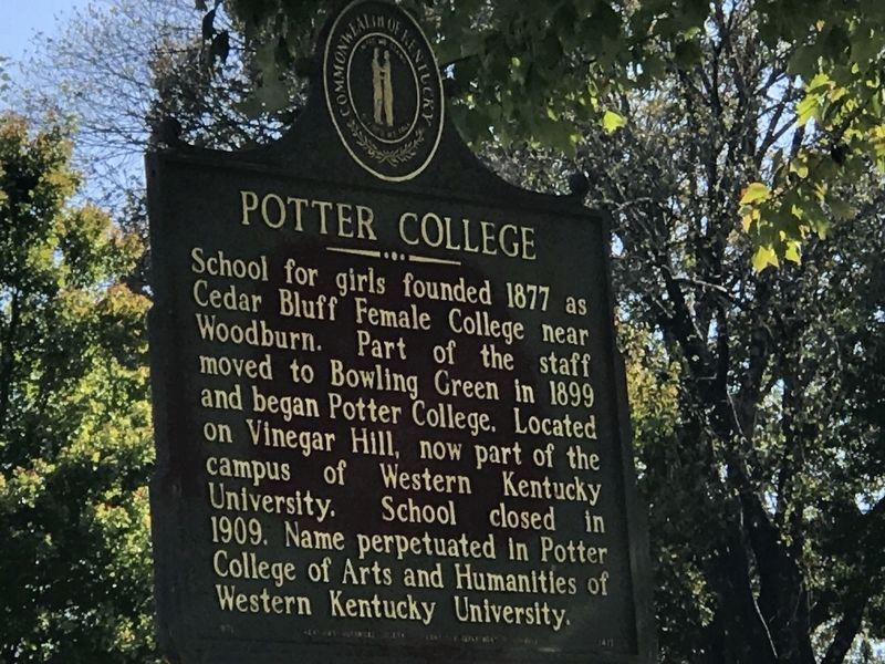 Potter College Marker image. Click for full size.
