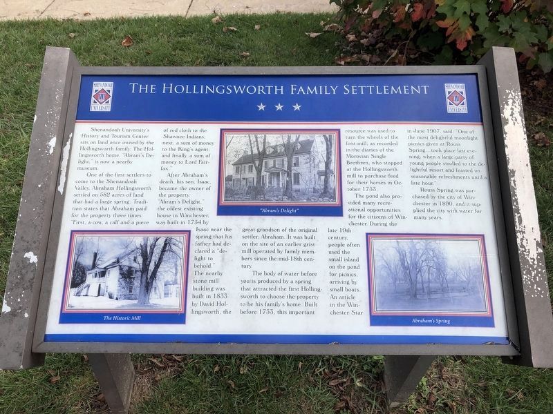The Hollingsworth Family Settlement Marker image. Click for full size.