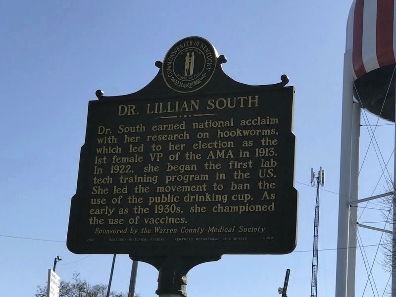Lillian H. South Marker (Reverse) image. Click for full size.