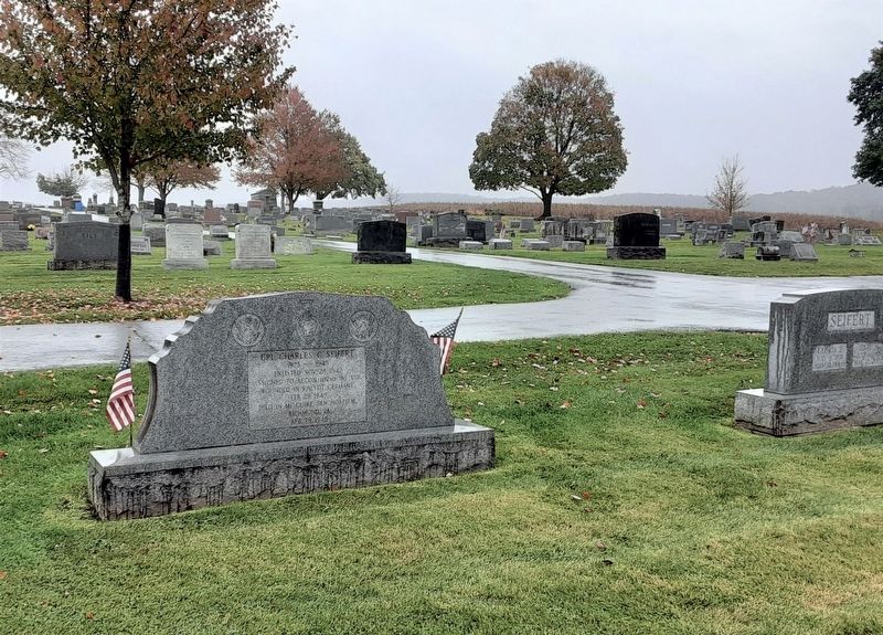 Cpl. Charles C. Seifert Monument. Click for full size. Cpl. Charles C. Seifert Monument image. Click for full size.