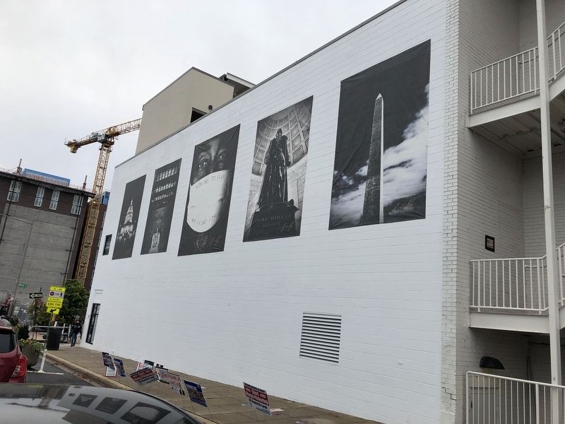 The Yoko Ono marker and mural have been replaced. image. Click for full size.