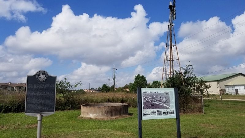 Former Site of the Marks LH7 Ranch Marker. Click for full size. Former Site of the Marks LH7 Ranch Marker image. Click for full size.