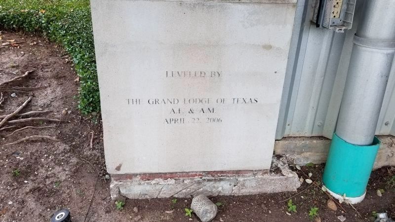 Cornerstone of current building. Click for full size. Cornerstone of current building image. Click for full size.